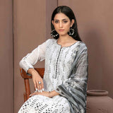 Tawakkal Serra Lawn Banarsi Jacquard Embroidered Unstitched Suit 3Pcs - 11, Women, 3Pcs Shalwar Suit, Tawakkal, Chase Value