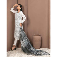 Tawakkal Serra Lawn Banarsi Jacquard Embroidered Unstitched Suit 3Pcs - 11, Women, 3Pcs Shalwar Suit, Tawakkal, Chase Value