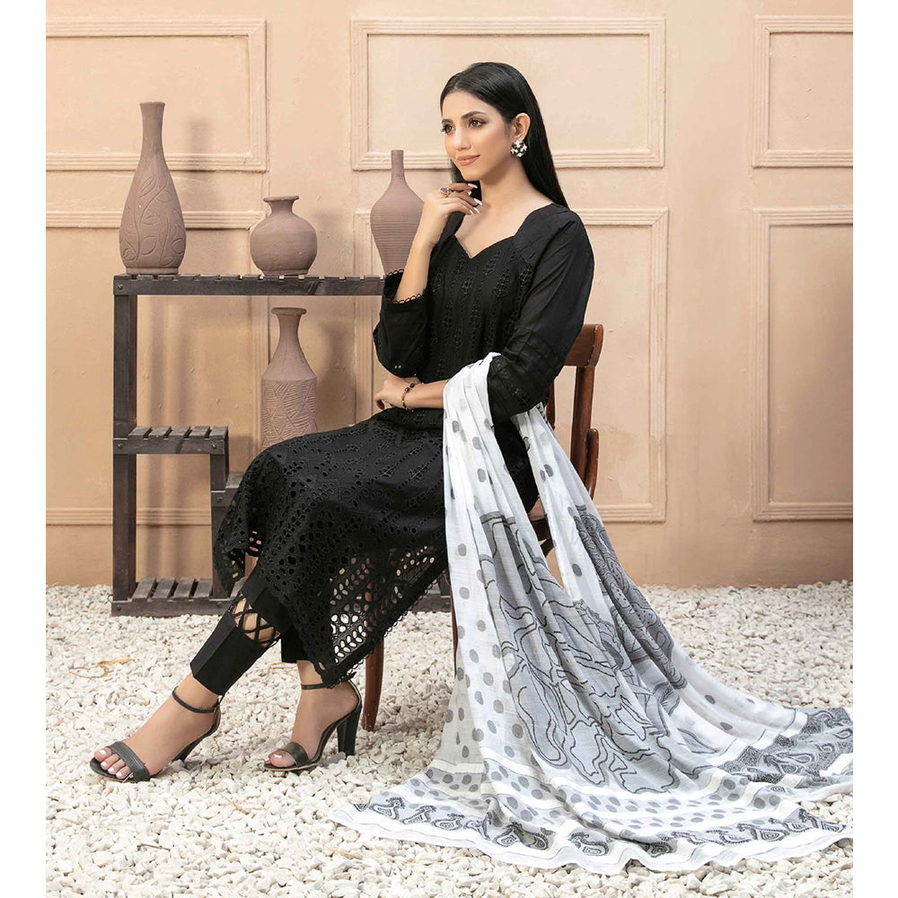 Tawakkal Serra Lawn Banarsi Jacquard Embroidered Unstitched Suit 3Pcs - 13, Women, 3Pcs Shalwar Suit, Tawakkal, Chase Value
