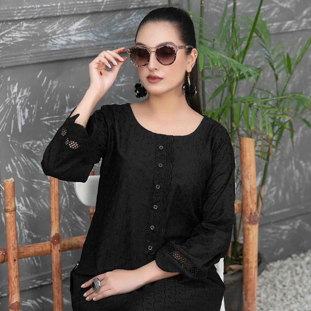 Zara Schiffli Embroidered Unstitched 2Pcs Suit - D-9472, Women, 2Pcs Shalwar Suit, Tawakkal Fabrics, Chase Value