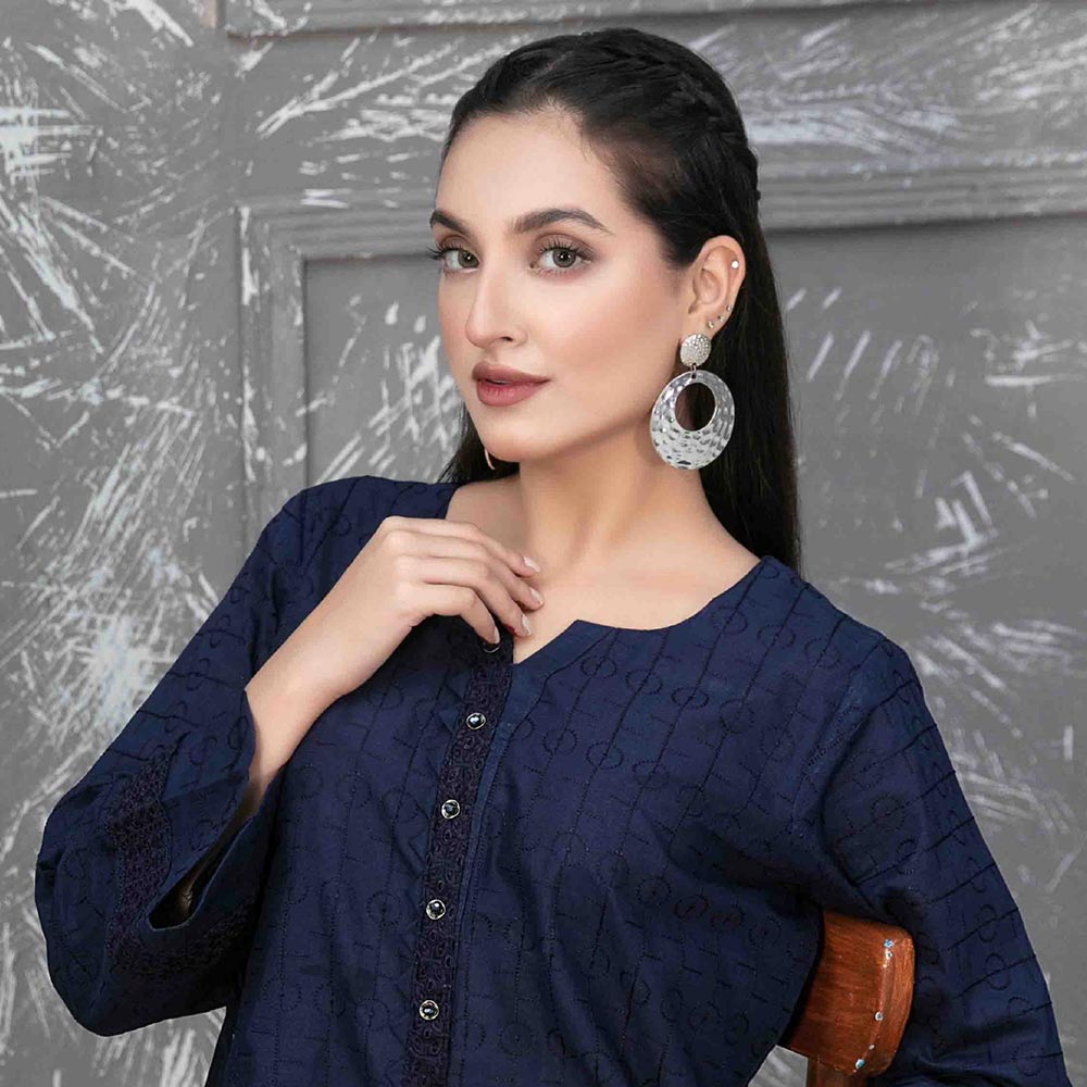 Zara Schiffli Embroidered Unstitched 2Pcs Suit - D-9473, Women, 2Pcs Shalwar Suit, Tawakkal Fabrics, Chase Value