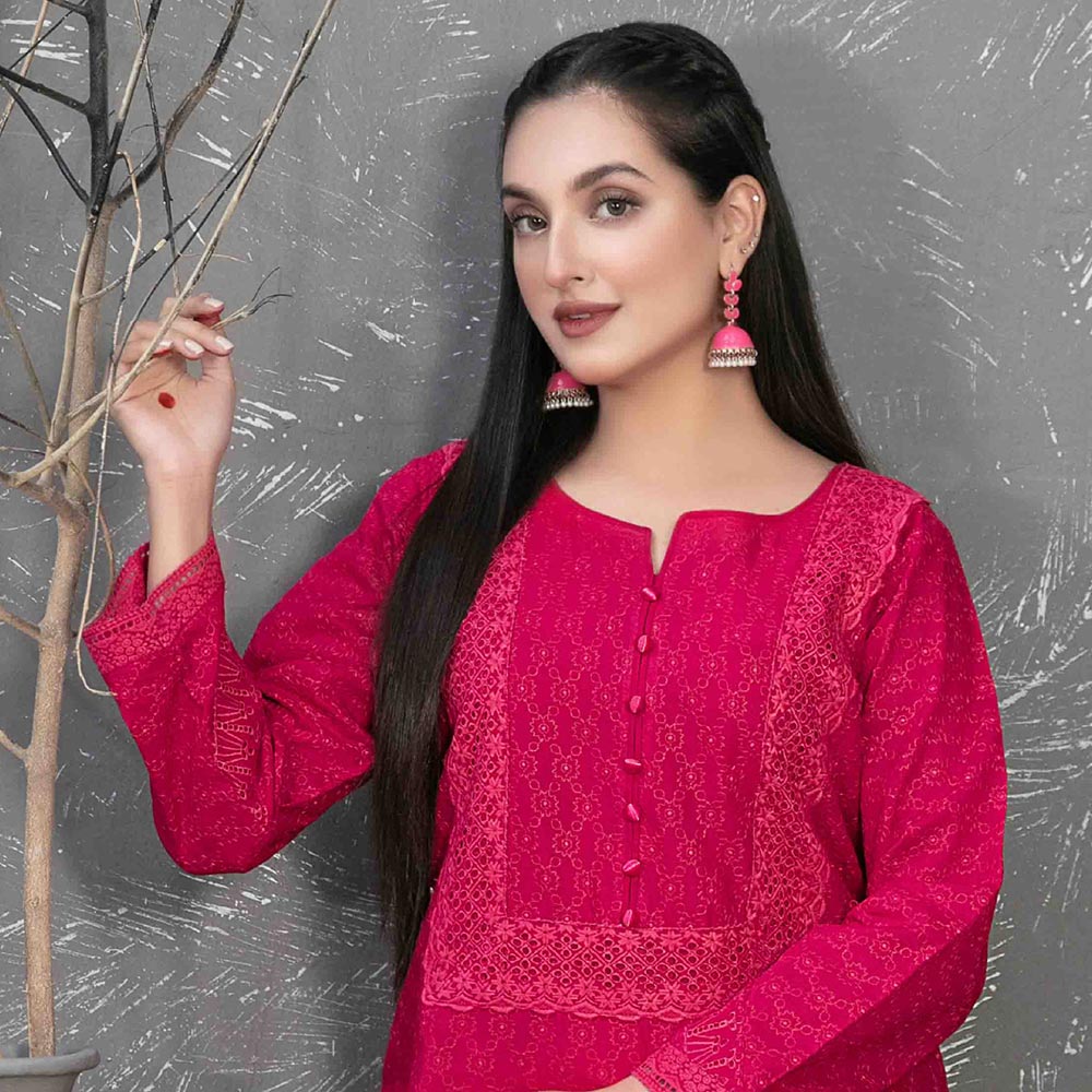 Zara Schiffli Embroidered Unstitched 2Pcs Suit - D-9479, Women, 2Pcs Shalwar Suit, Tawakkal Fabrics, Chase Value