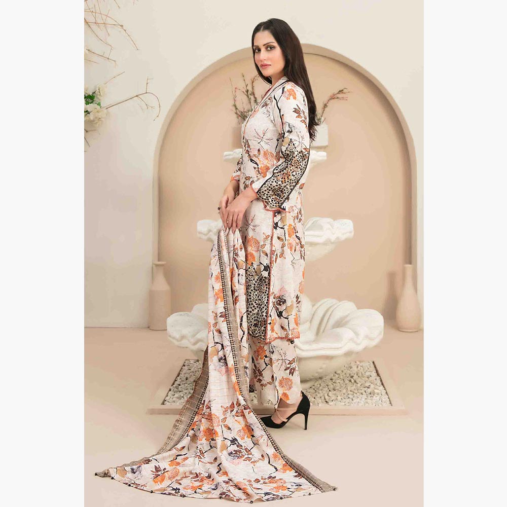 Tawakkal Mayal Viscose Embroidered Unstitched 3Pcs Suit With Shawl, Women, 3Pcs Shalwar Suit, Tawakkal Fabrics, Chase Value