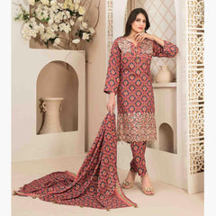 Tawakkal Mayal Viscose Embroidered Unstitched 3Pcs Suit With Shawl, Women, 3Pcs Shalwar Suit, Tawakkal Fabrics, Chase Value