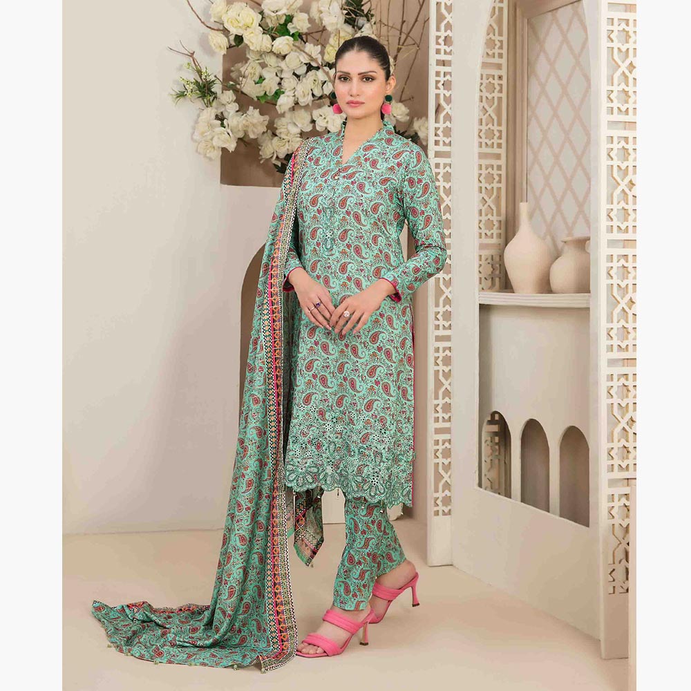 Tawakkal Mayal Viscose Embroidered Unstitched 3Pcs Suit With Shawl, Women, 3Pcs Shalwar Suit, Tawakkal Fabrics, Chase Value