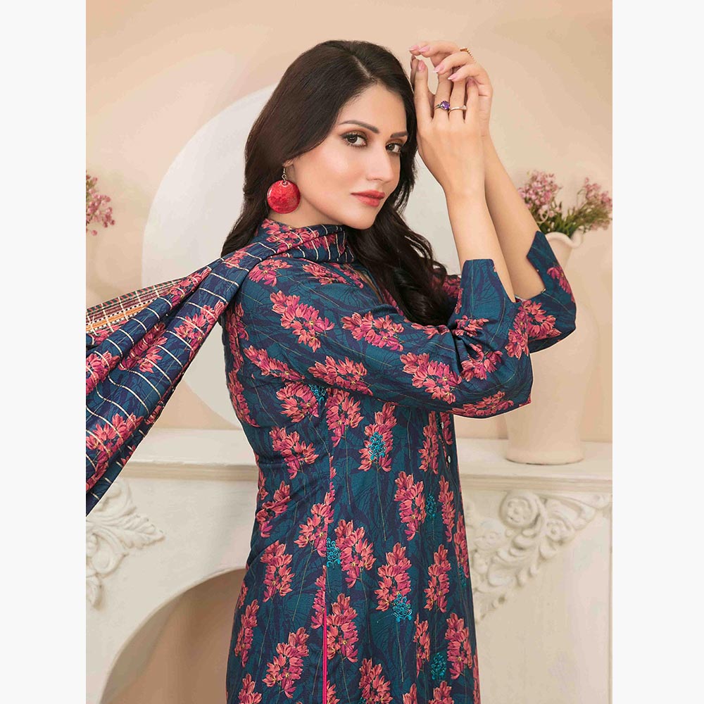 Tawakkal Mayal Viscose Embroidered Unstitched 3Pcs Suit With Shawl, Women, 3Pcs Shalwar Suit, Tawakkal Fabrics, Chase Value
