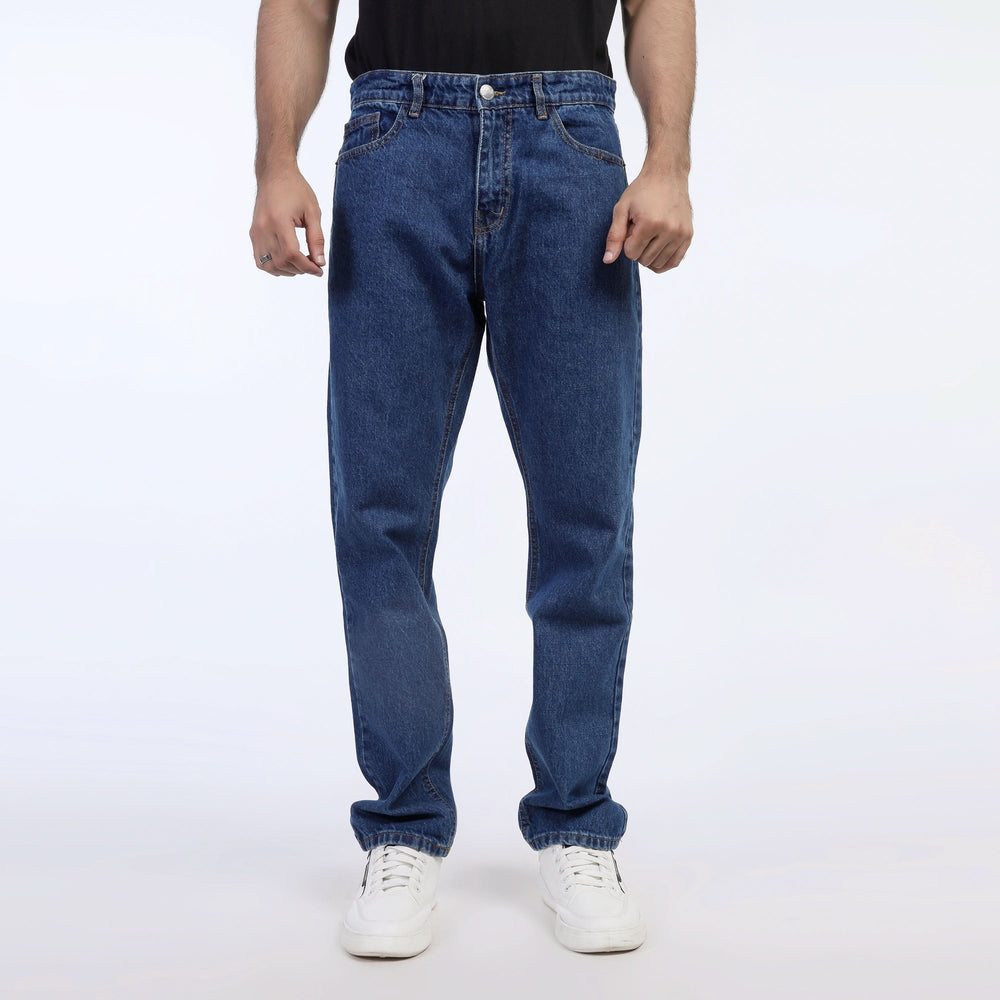 Men's Denim Pant - Dark Blue, Men's Casual Pants & Jeans, Chase Value, Chase Value