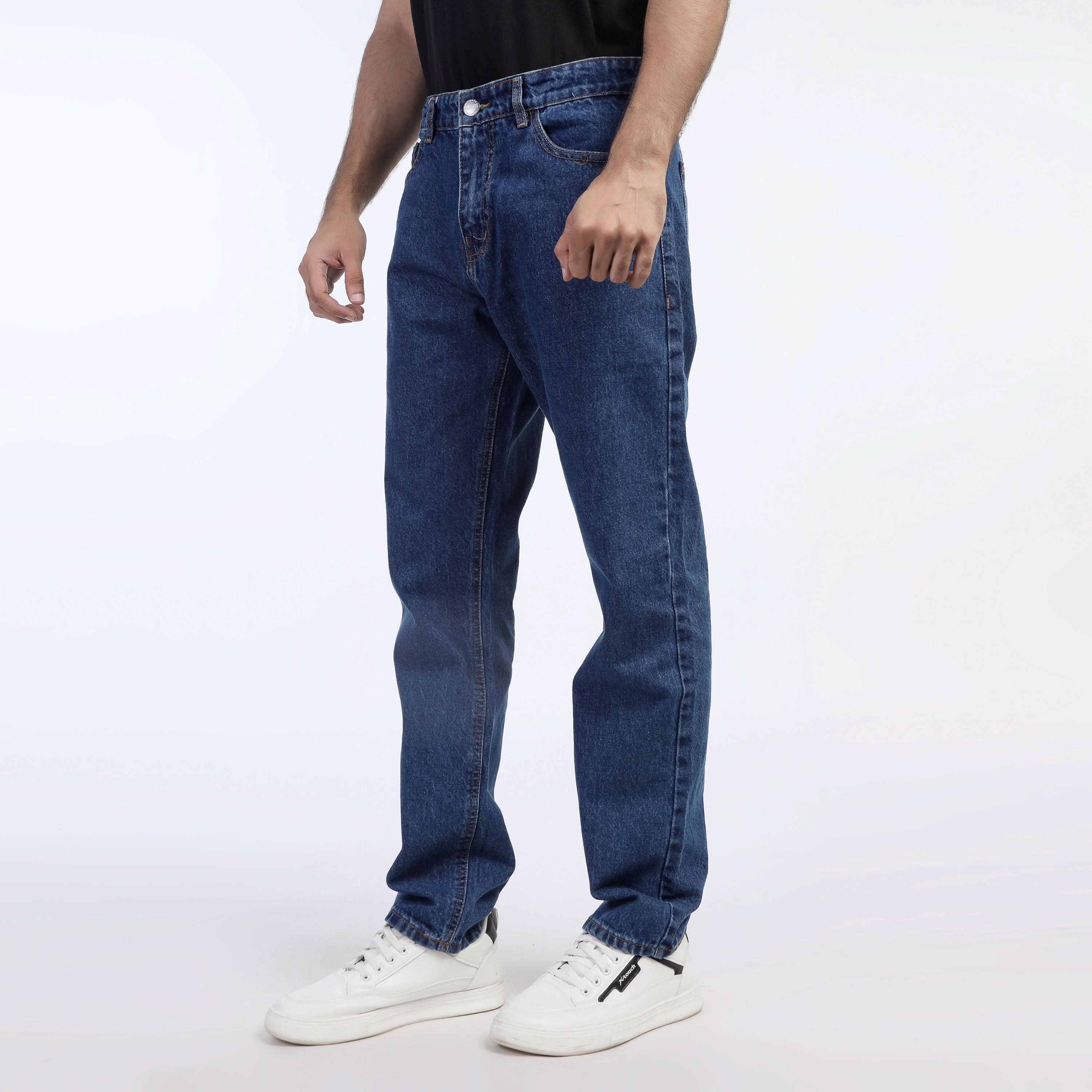 Men's Denim Pant - Dark Blue, Men's Casual Pants & Jeans, Chase Value, Chase Value