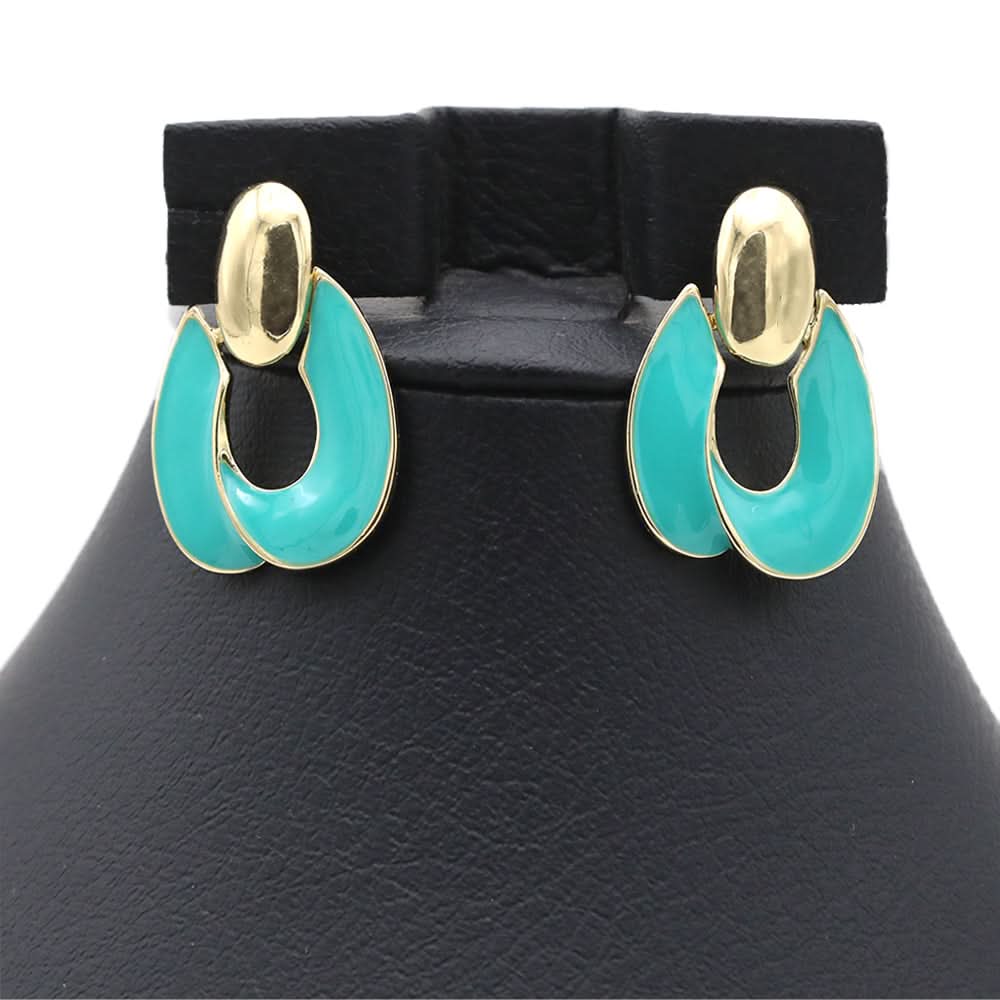 Women's Earings - Cyan, Women Earrings & Tops, Chase Value, Chase Value