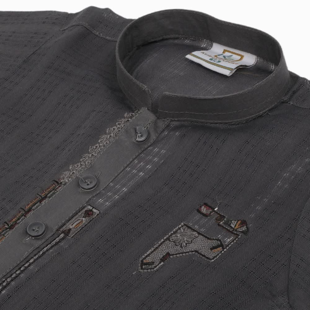 Boys Shalwar Suit - Dark Grey, Boys Shalwar Kameez, Chase Value, Chase Value
