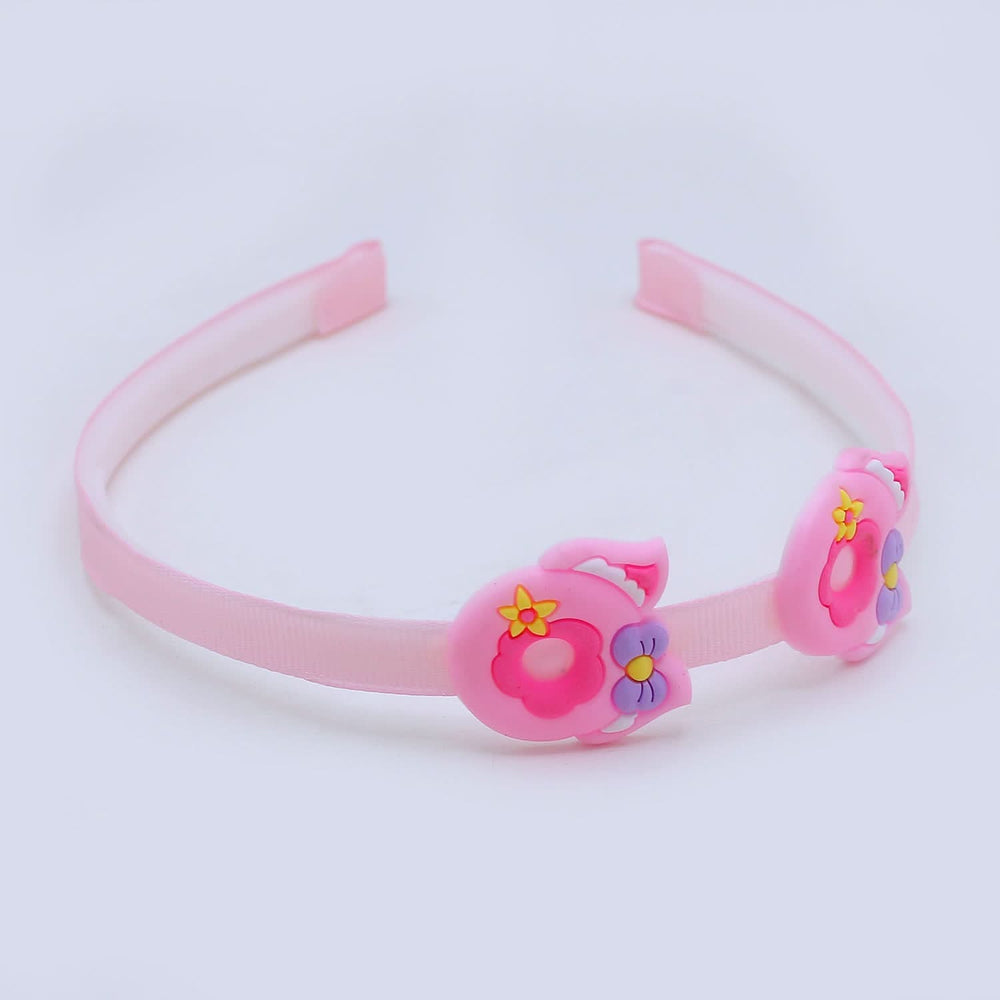Girls Fancy Hair Band - Light Pink, Girls Hair Accessories, Chase Value, Chase Value