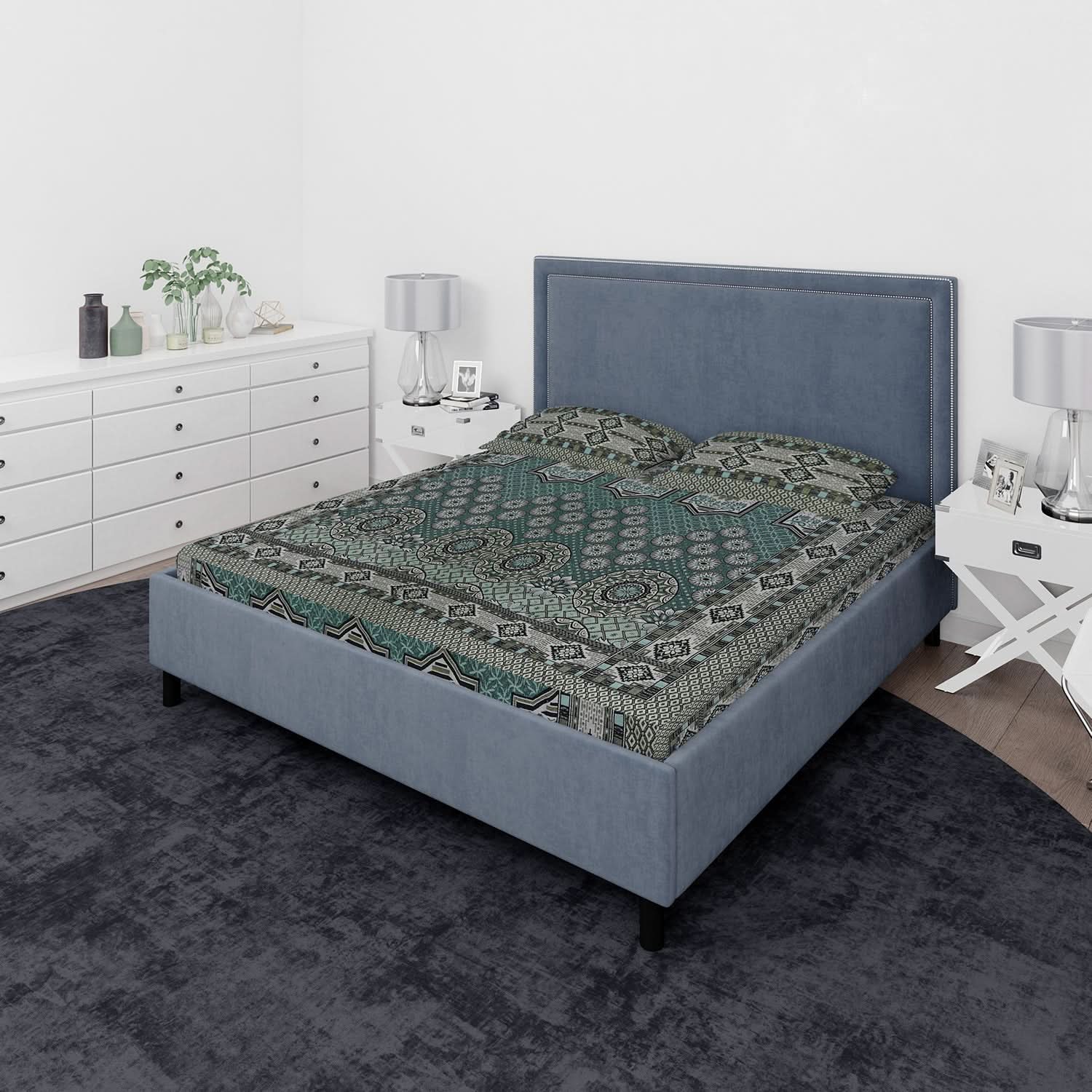 Valuable Gultex Double Bed Sheet - D, Double Size Bed Sheet, Chase Value, Chase Value