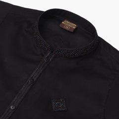 Boys Embroidered Shalwar Suit - Dark Purple, Boys Shalwar Kameez, Chase Value, Chase Value