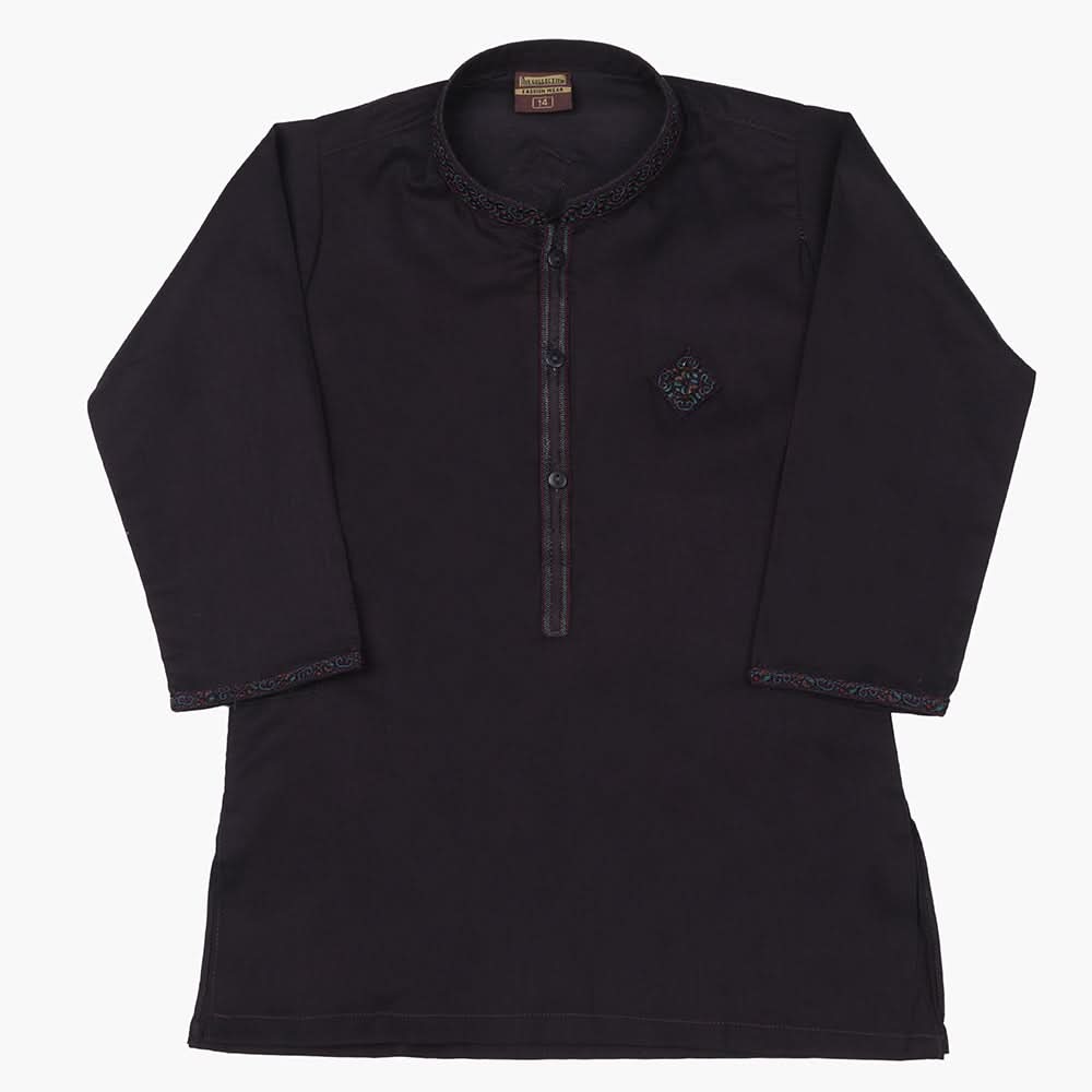 Boys Embroidered Shalwar Suit - Dark Purple, Boys Shalwar Kameez, Chase Value, Chase Value