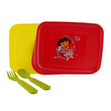 Slim Line Lunch Box – Sleek & Space-Saving Food Container

 - Red, Tiffin Boxes & Bottles, Chase Value, Chase Value