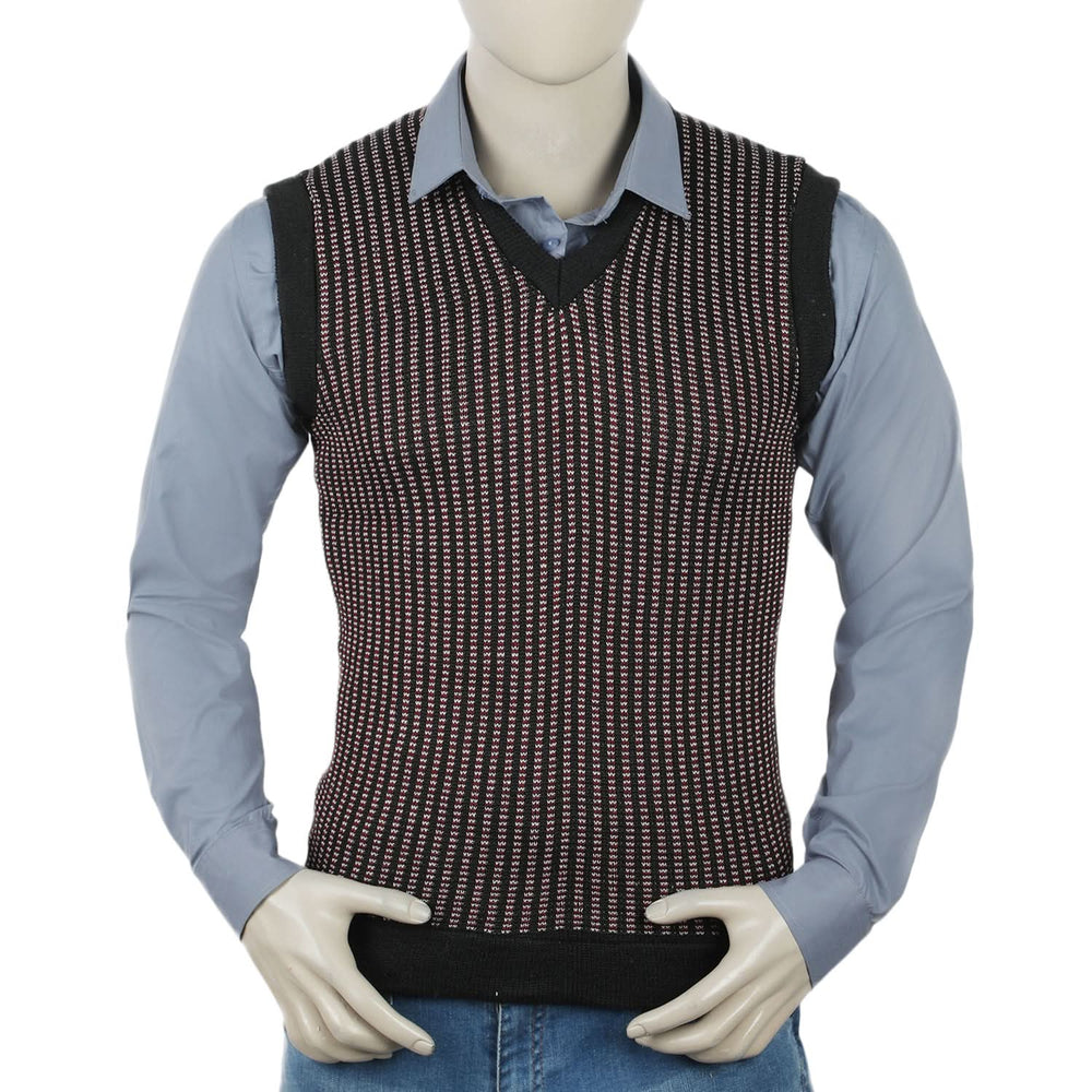 Men's Sleeveless Sweater  - Black, Men's Sweater & Sweat Shirts, Chase Value, Chase Value