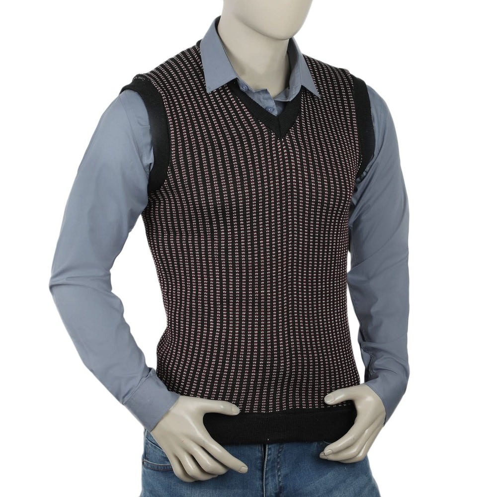 Men's Sleeveless Sweater  - Black, Men's Sweater & Sweat Shirts, Chase Value, Chase Value