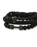 3 Pcs Gents Leather Bracelets, Men's Jewellery, Chase Value, Chase Value
