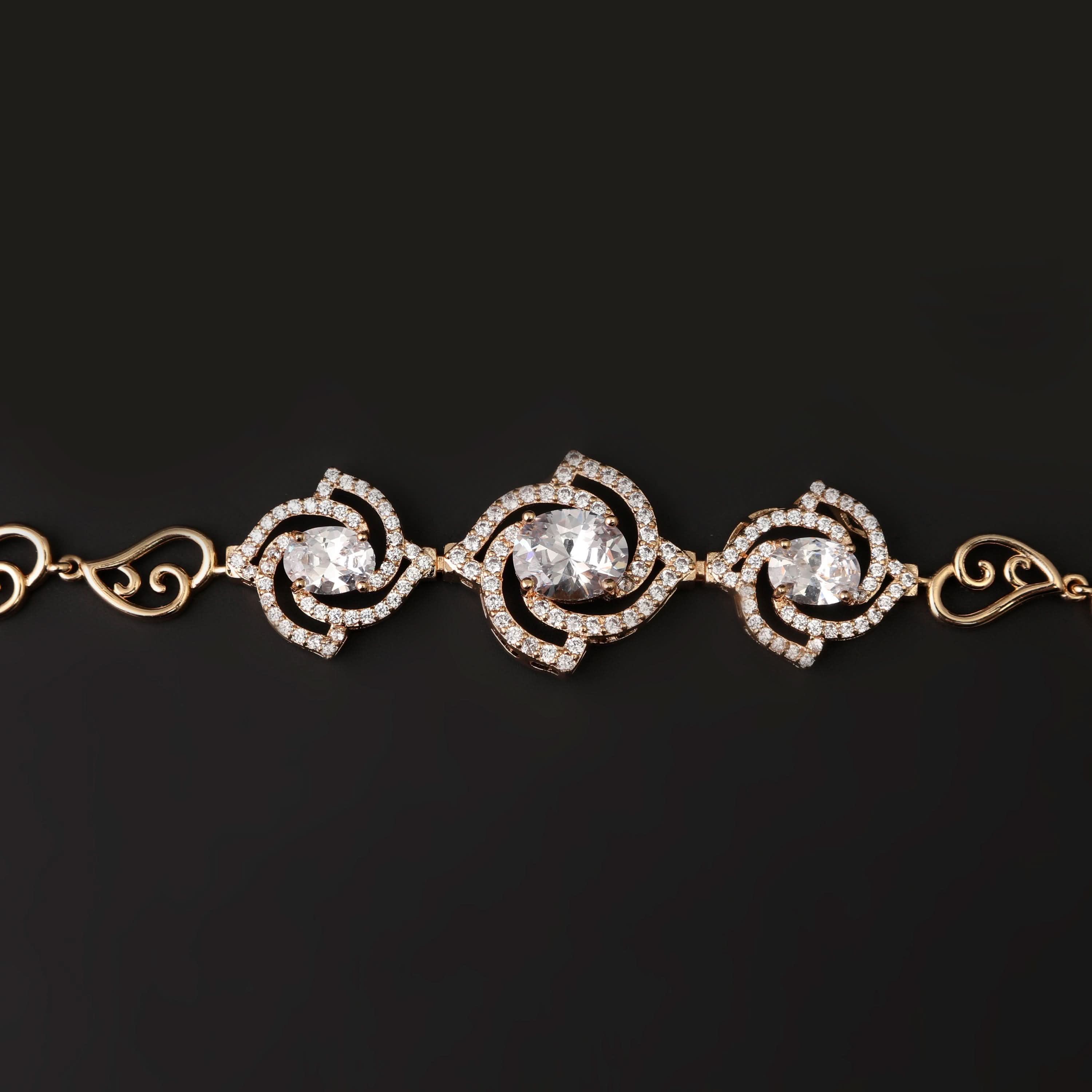 Women's Brecletes - Golden, Women Bangles & Bracelets, Chase Value, Chase Value