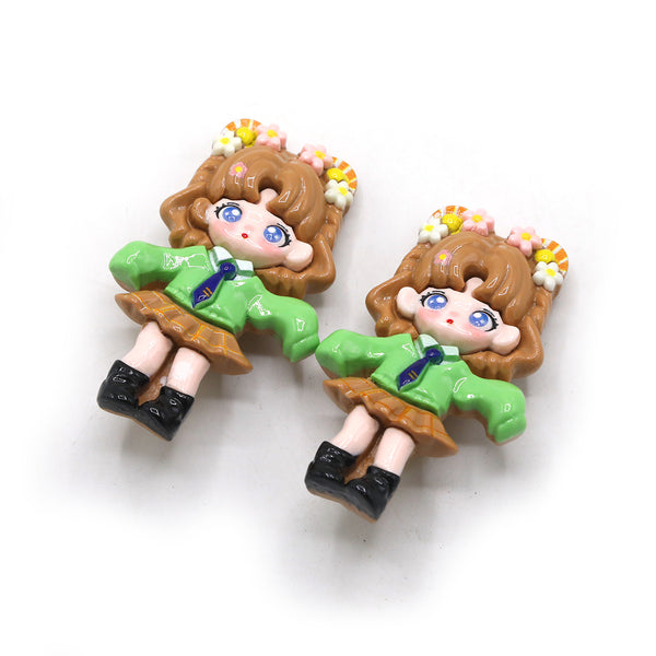 Hair Pins Pack of 2 - Green