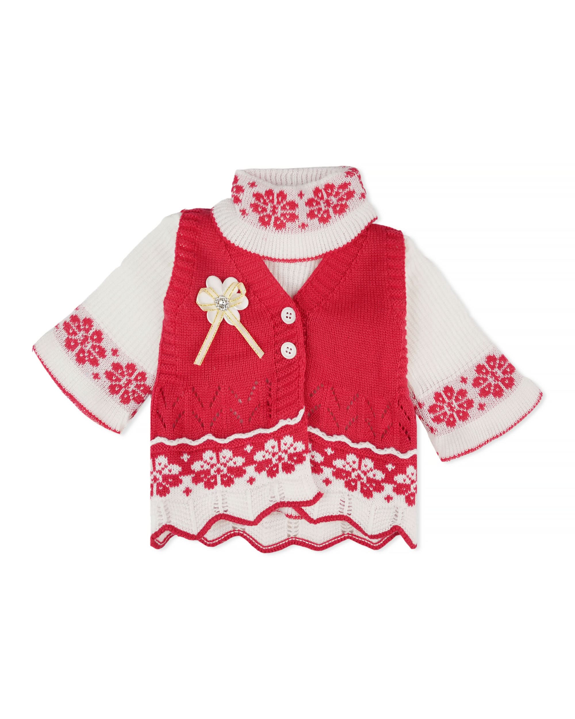 Newborn Girls Irani Suit – 4 Piece Set, Newborn Girls Sets & Suits, Chase Value, Chase Value