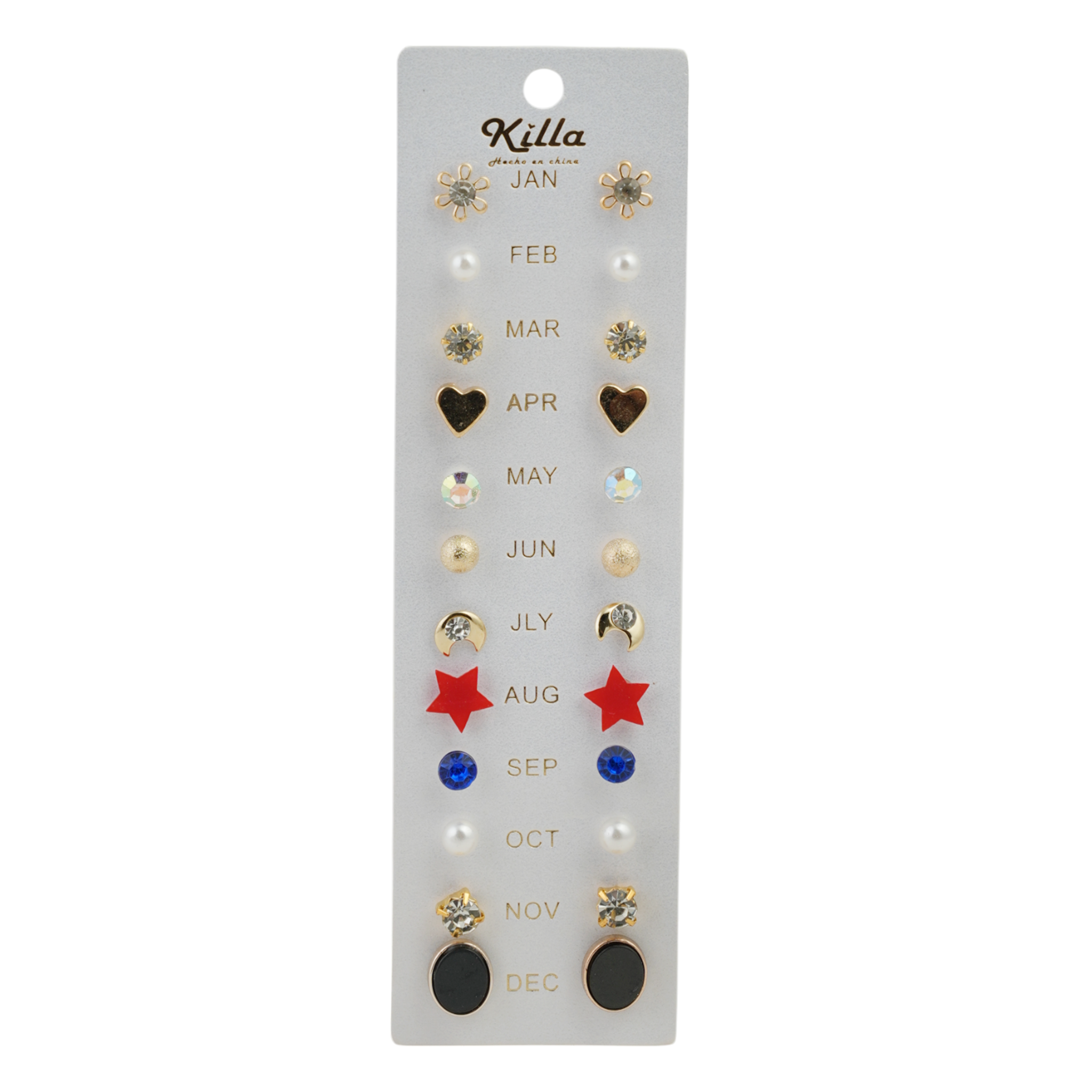 Girls Tops Card pack Of 12, Girls Earrings & Tops, Chase Value, Chase Value