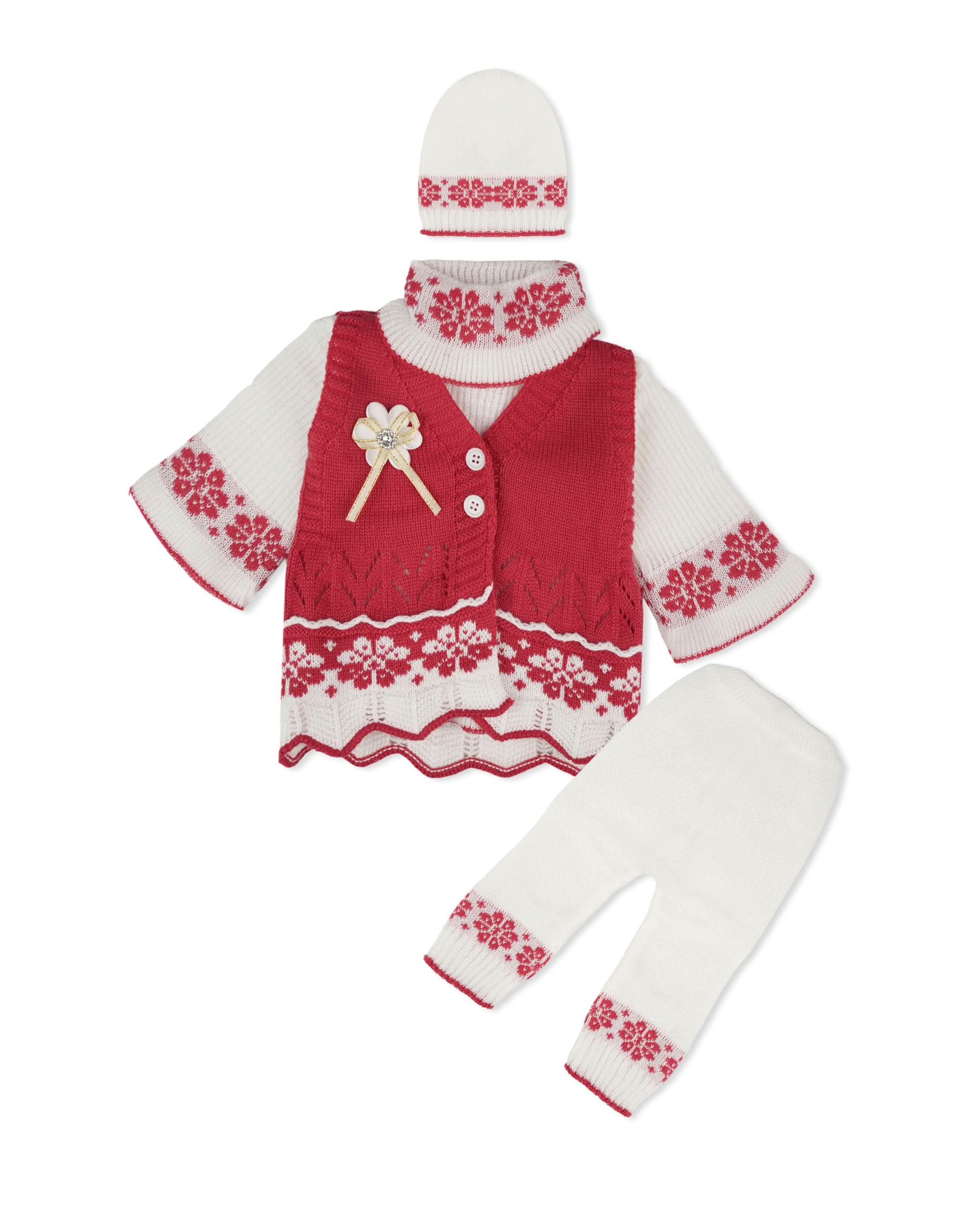 Newborn Girls Irani Suit – 4 Piece Set, Newborn Girls Sets & Suits, Chase Value, Chase Value