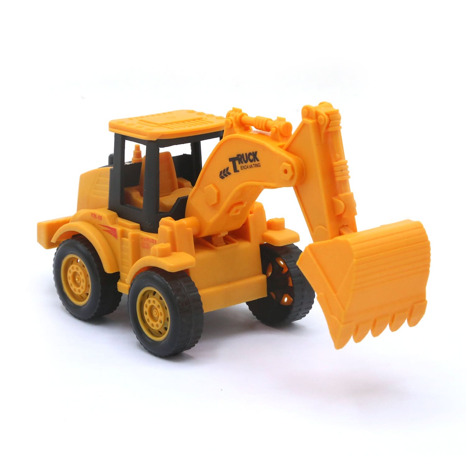 Construction Truck Pull-Back Counter Toy YM-F19 ST-02 - Mustard, Die-cast Model Car, Chase Value, Chase Value