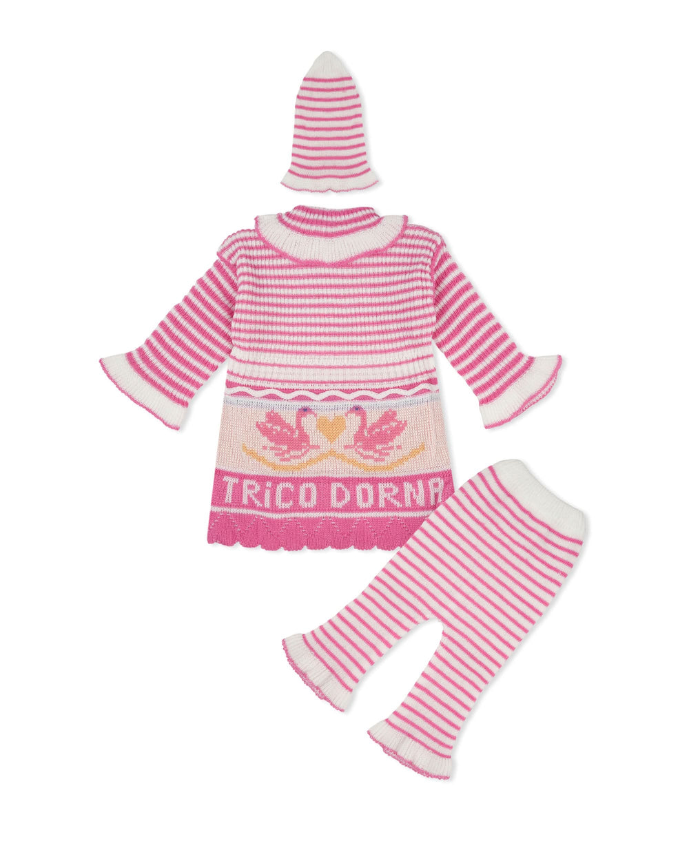 Newborn Girls Irani Suit 3 Piece Set, Newborn Girls Sets & Suits, Chase Value, Chase Value