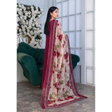 Noor Jahan Mushk Printed Lawn Chikenkari Embroidered Unstitched 3Pcs Suit, Women, 3Pcs Shalwar Suit, Chase Value, Chase Value