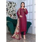 Noor Jahan Mushk Printed Lawn Chikenkari Embroidered Unstitched 3Pcs Suit, Women, 3Pcs Shalwar Suit, Chase Value, Chase Value