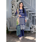 Noor Jahan Mushk Printed Lawn Chikenkari Embroidered Unstitched 3Pcs Suit, Women, 3Pcs Shalwar Suit, Chase Value, Chase Value