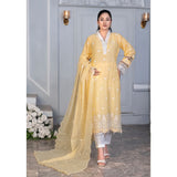 Noor Jahan Mushk Printed Lawn Chikenkari Embroidered Unstitched 3Pcs Suit, Women, 3Pcs Shalwar Suit, Chase Value, Chase Value