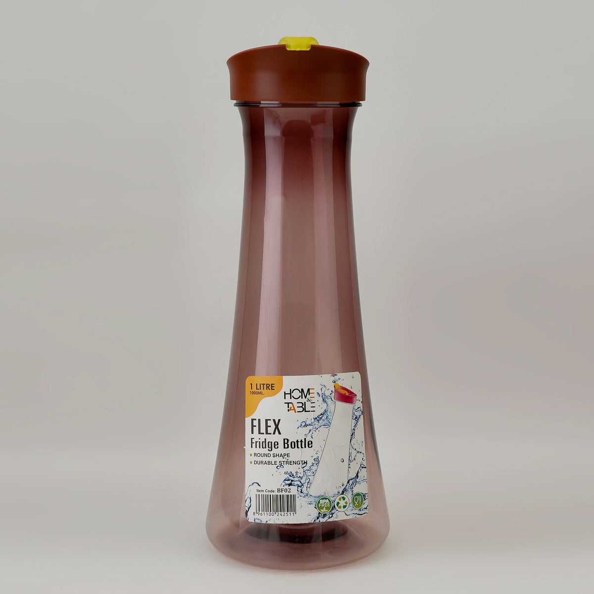 Home & Table Fridge Bottle Flex - 1100ml - Brown, Water Bottle, Chase Value, Chase Value