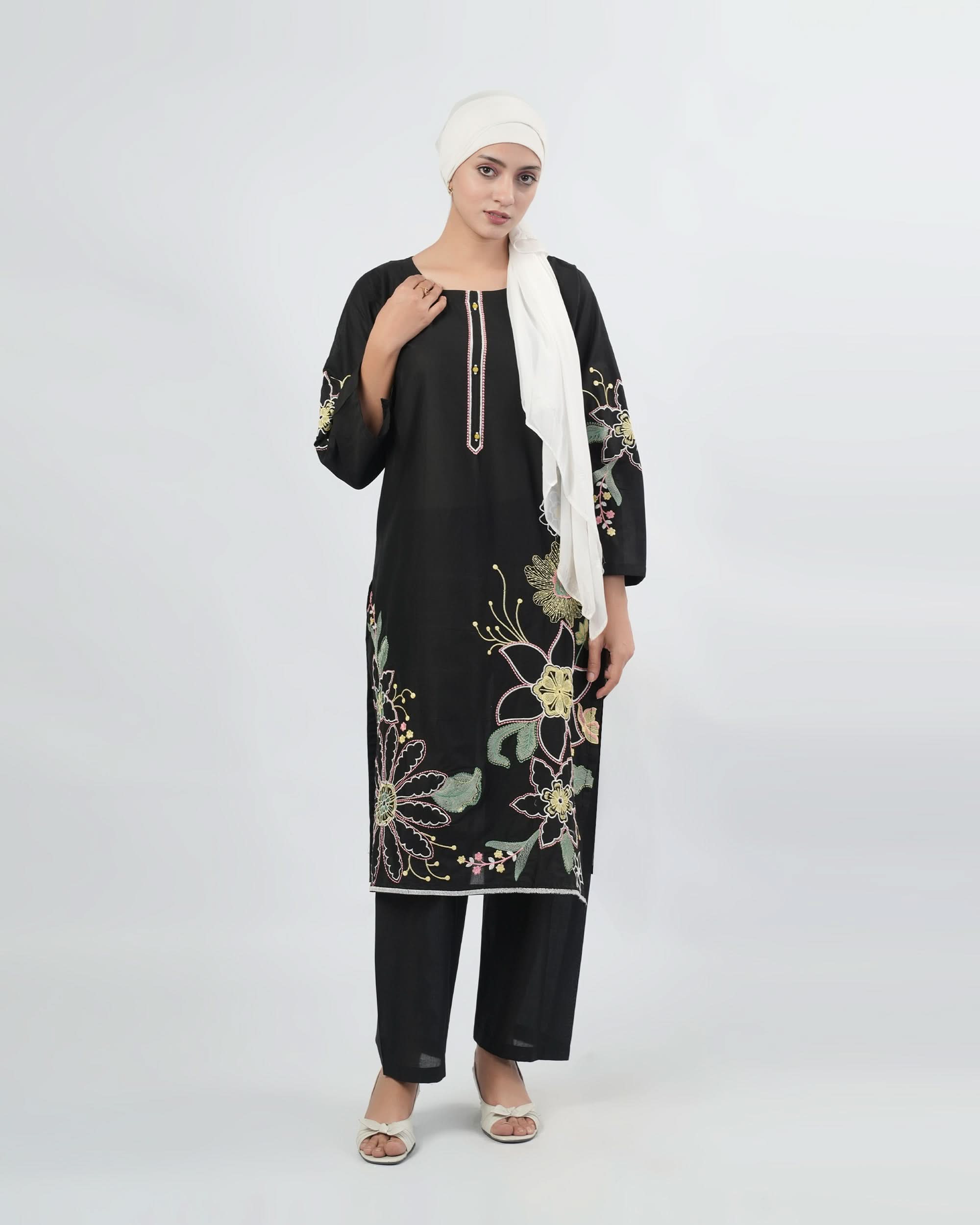 Valuable Women's Embroidered 2Pcs Suit, Women Shalwar Suits, Chase Value, Chase Value