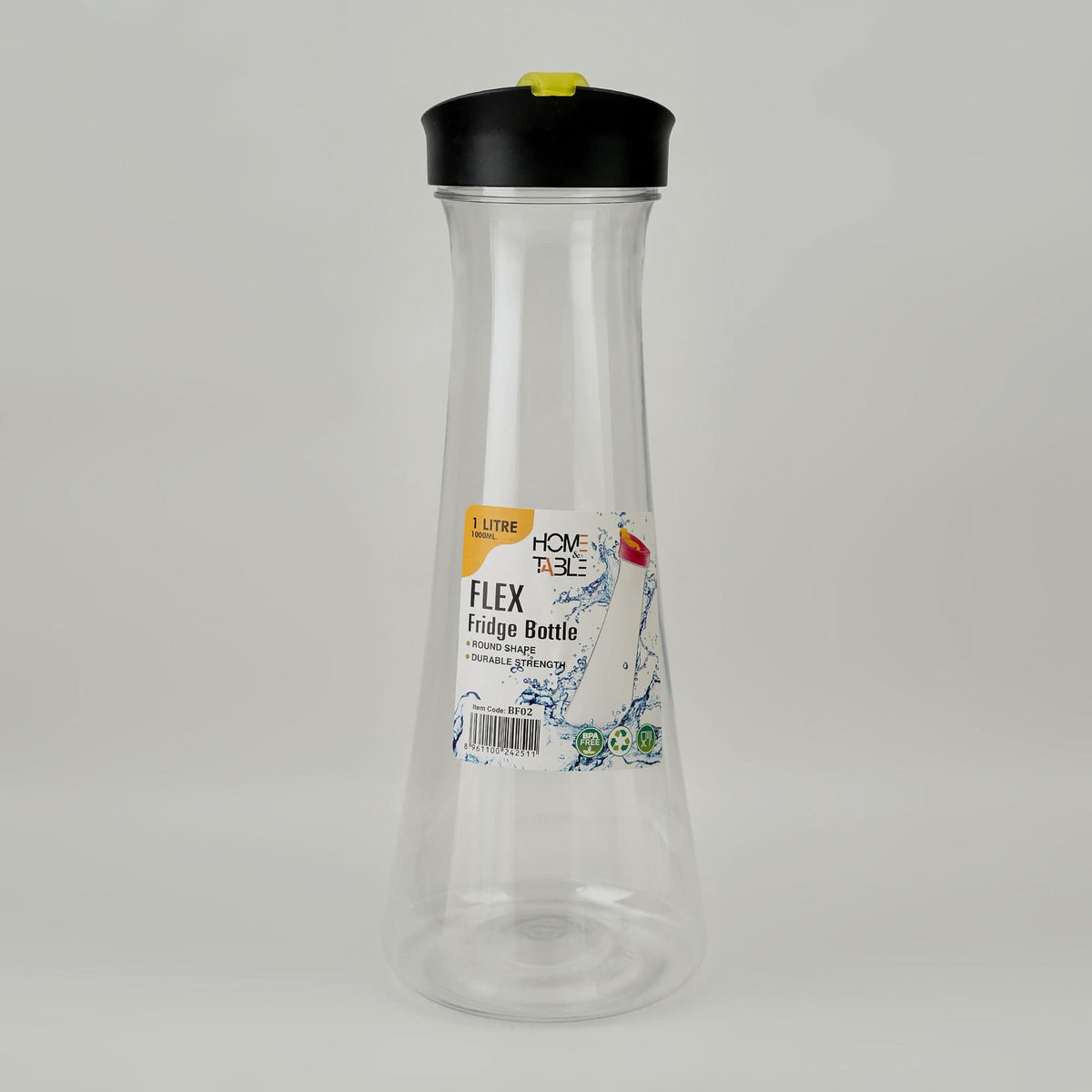 Home & Table Fridge Bottle Flex - 1100ml - Black, Water Bottle, Chase Value, Chase Value