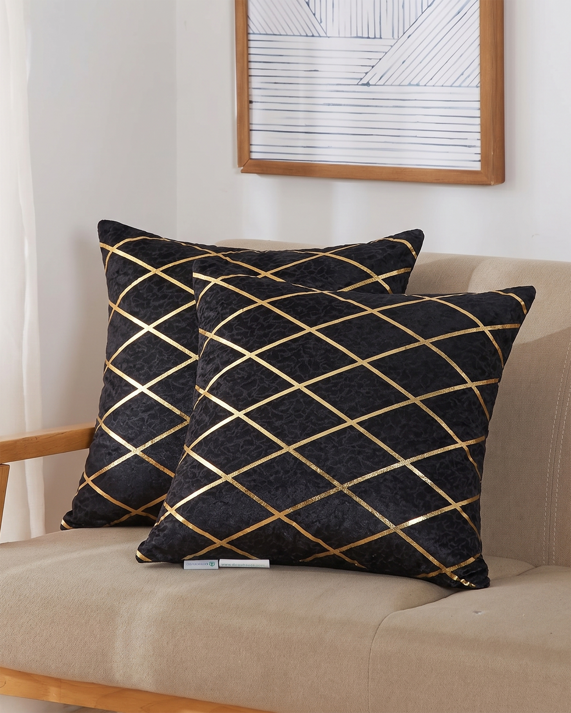Cushion Cover Set- 2Pc 16*16, Cushions & Pillows, Chase Value, Chase Value