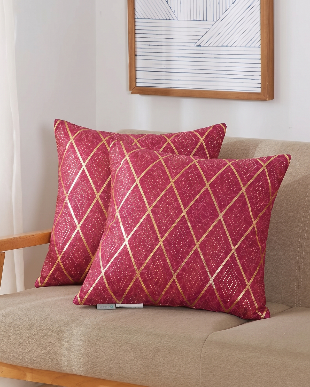 Cushion Cover Set- 2Pc 16*16, Cushions & Pillows, Chase Value, Chase Value