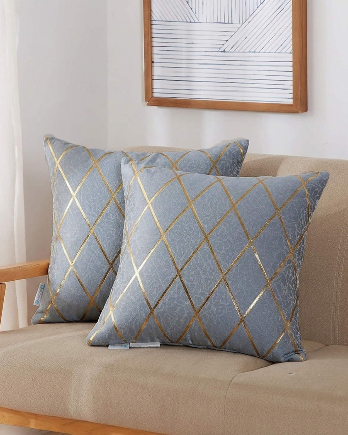 Cushion Cover Set- 2Pc 16*16, Cushions & Pillows, Chase Value, Chase Value