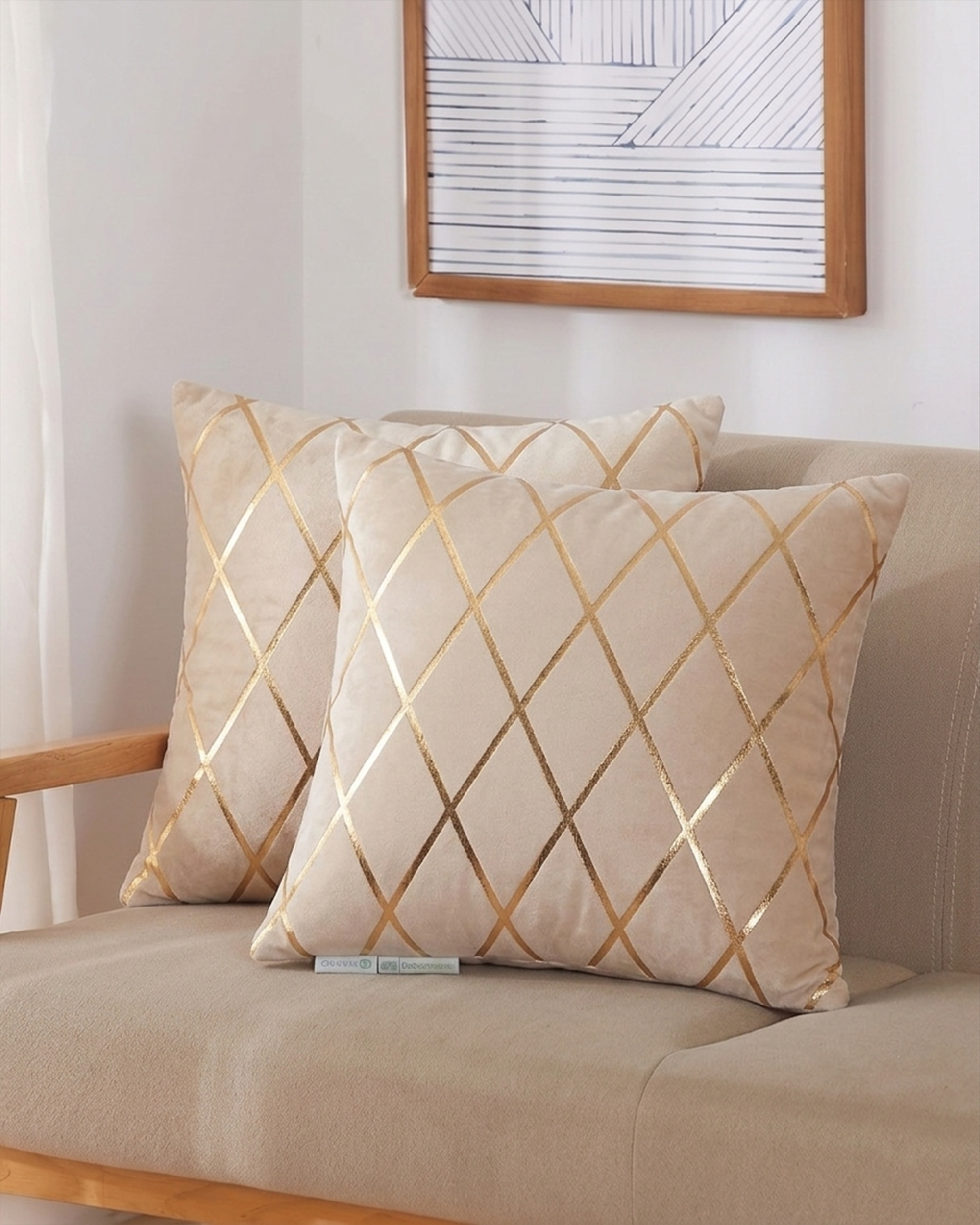 Cushion Cover Set- 2Pc 16*16, Cushions & Pillows, Chase Value, Chase Value