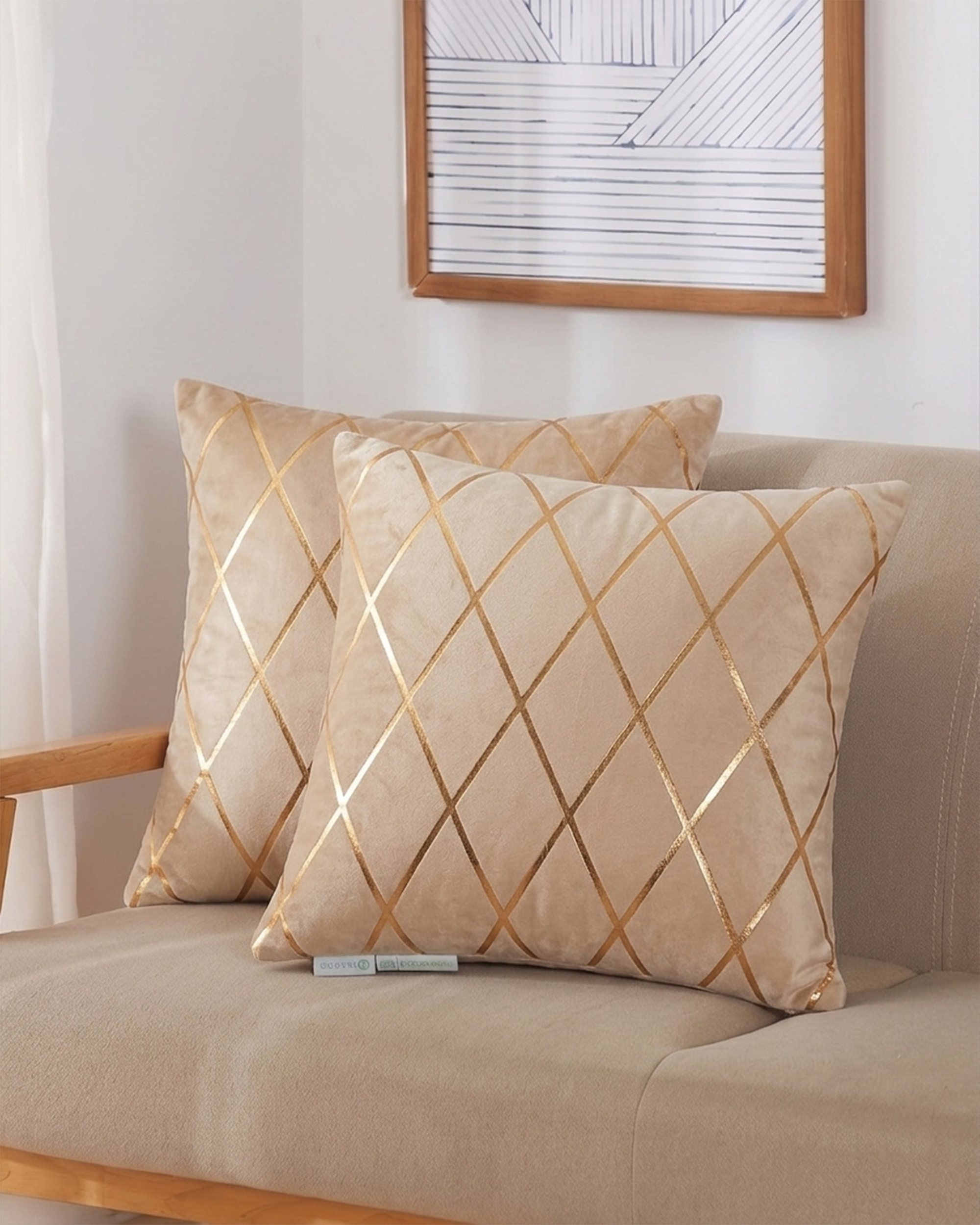 Cushion Cover Set- 2Pc 16*16, Cushions & Pillows, Chase Value, Chase Value