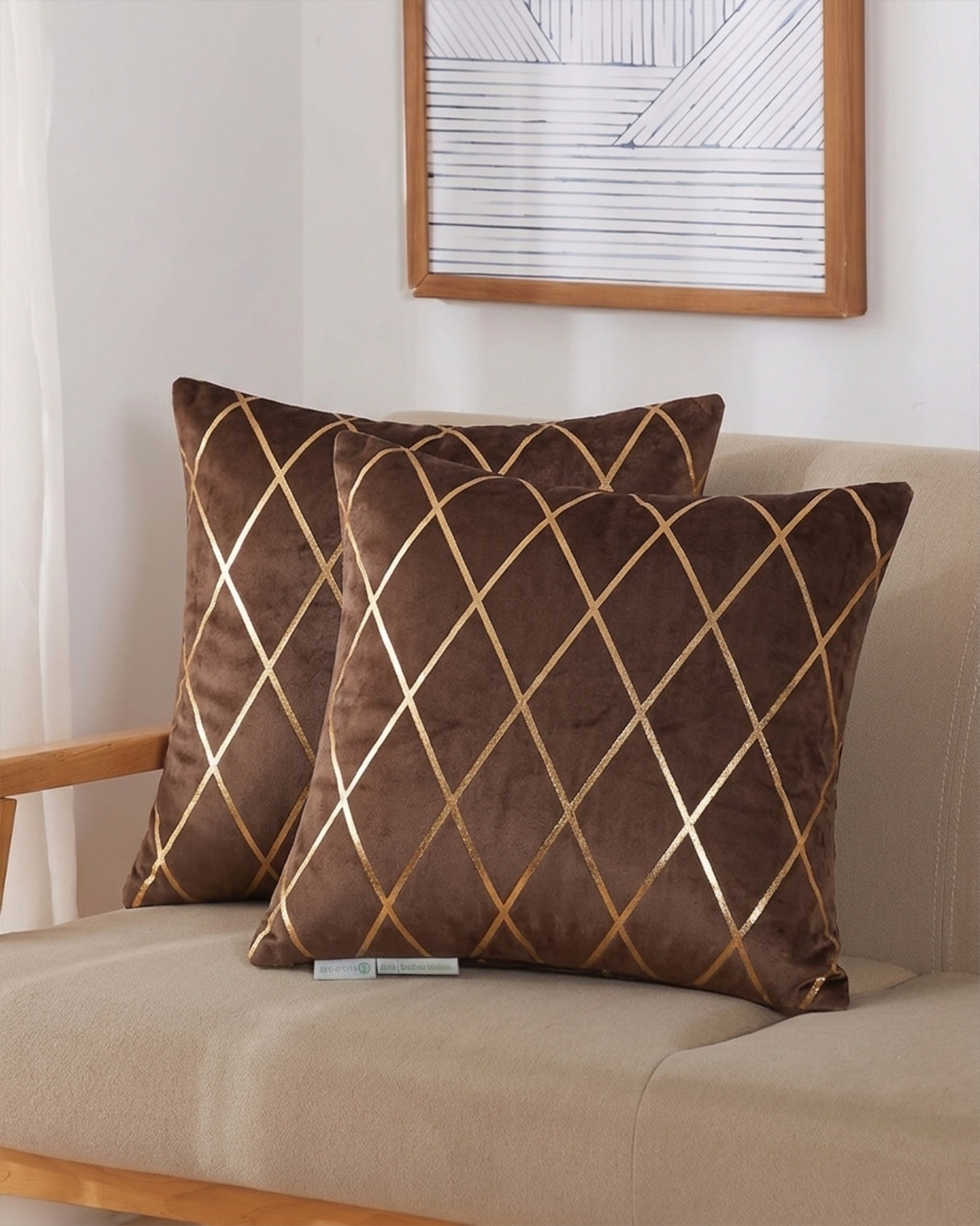 Cushion Cover Set- 2Pc 16*16, Cushions & Pillows, Chase Value, Chase Value