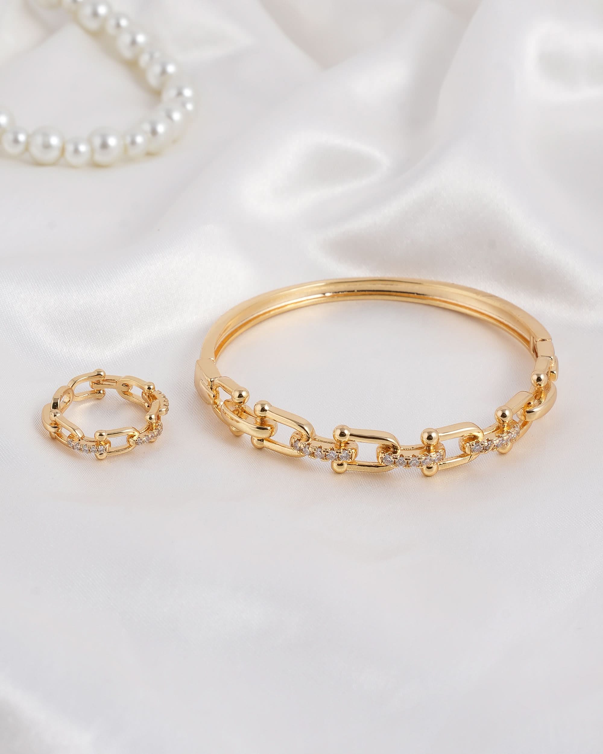 Eminent Women's Kara - Golden, Women Bangles & Bracelets, Eminent, Chase Value