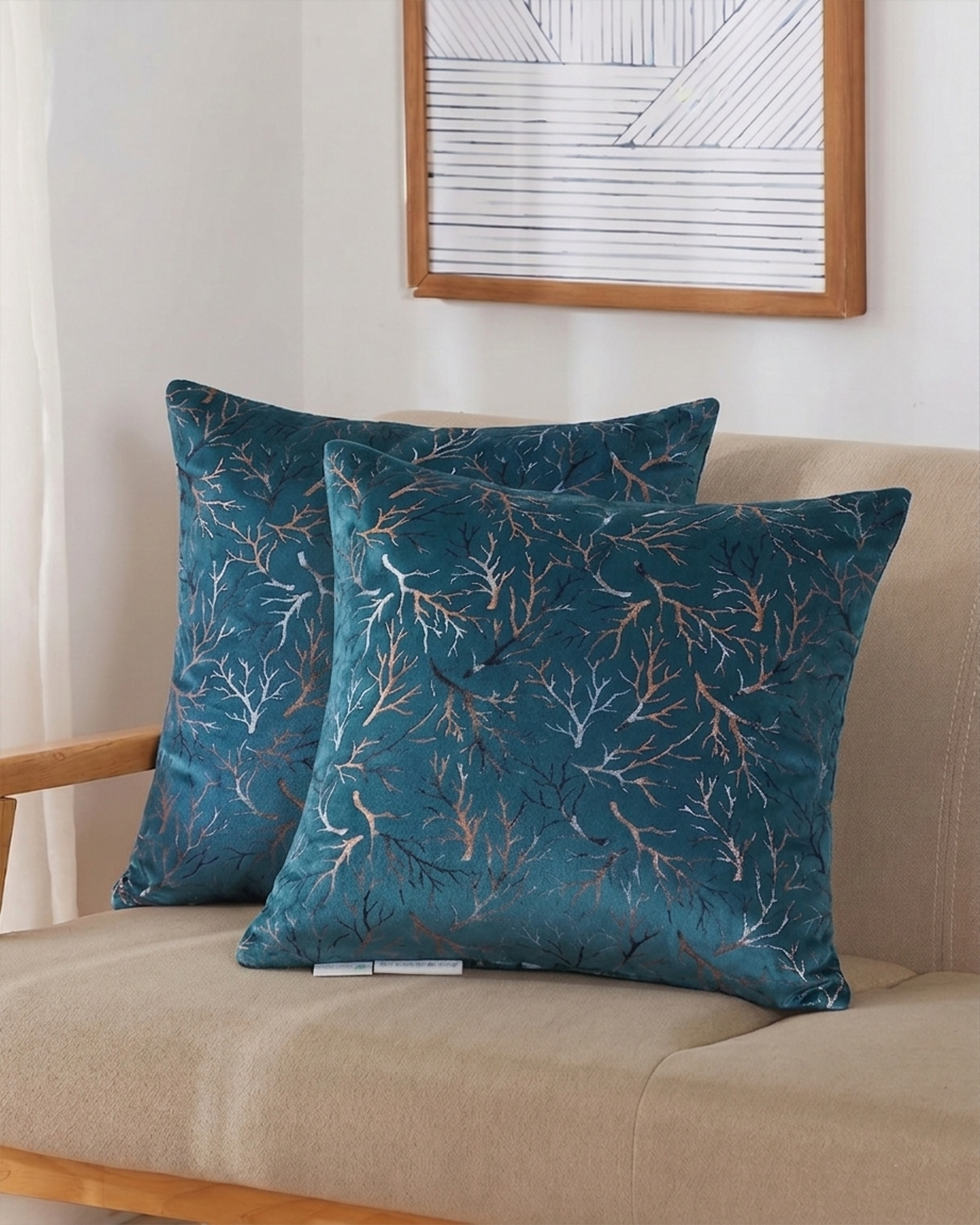 Cushion Cover Set- 2Pc 16*16, Cushions & Pillows, Chase Value, Chase Value