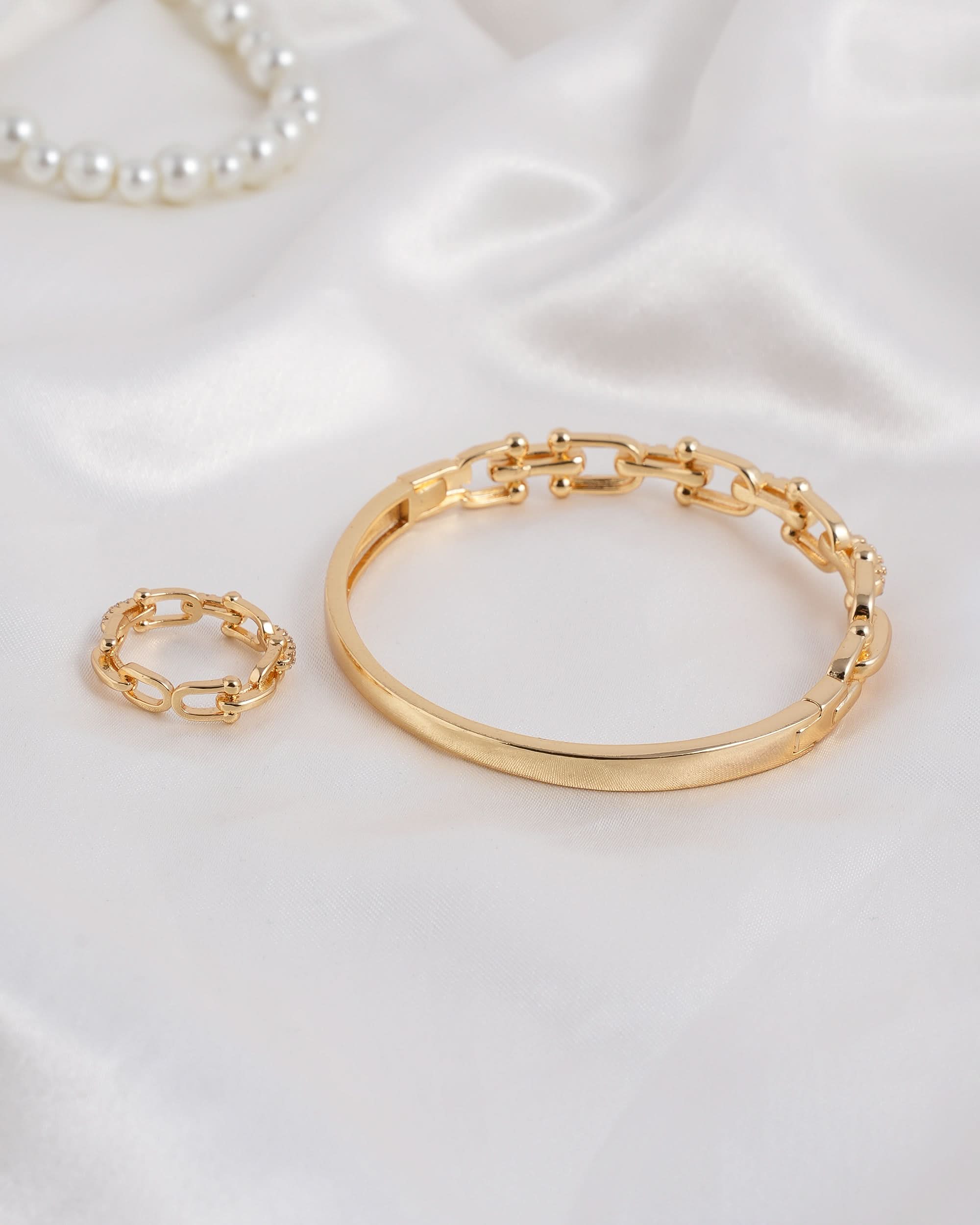 Eminent Women's Kara - Golden, Women Bangles & Bracelets, Eminent, Chase Value