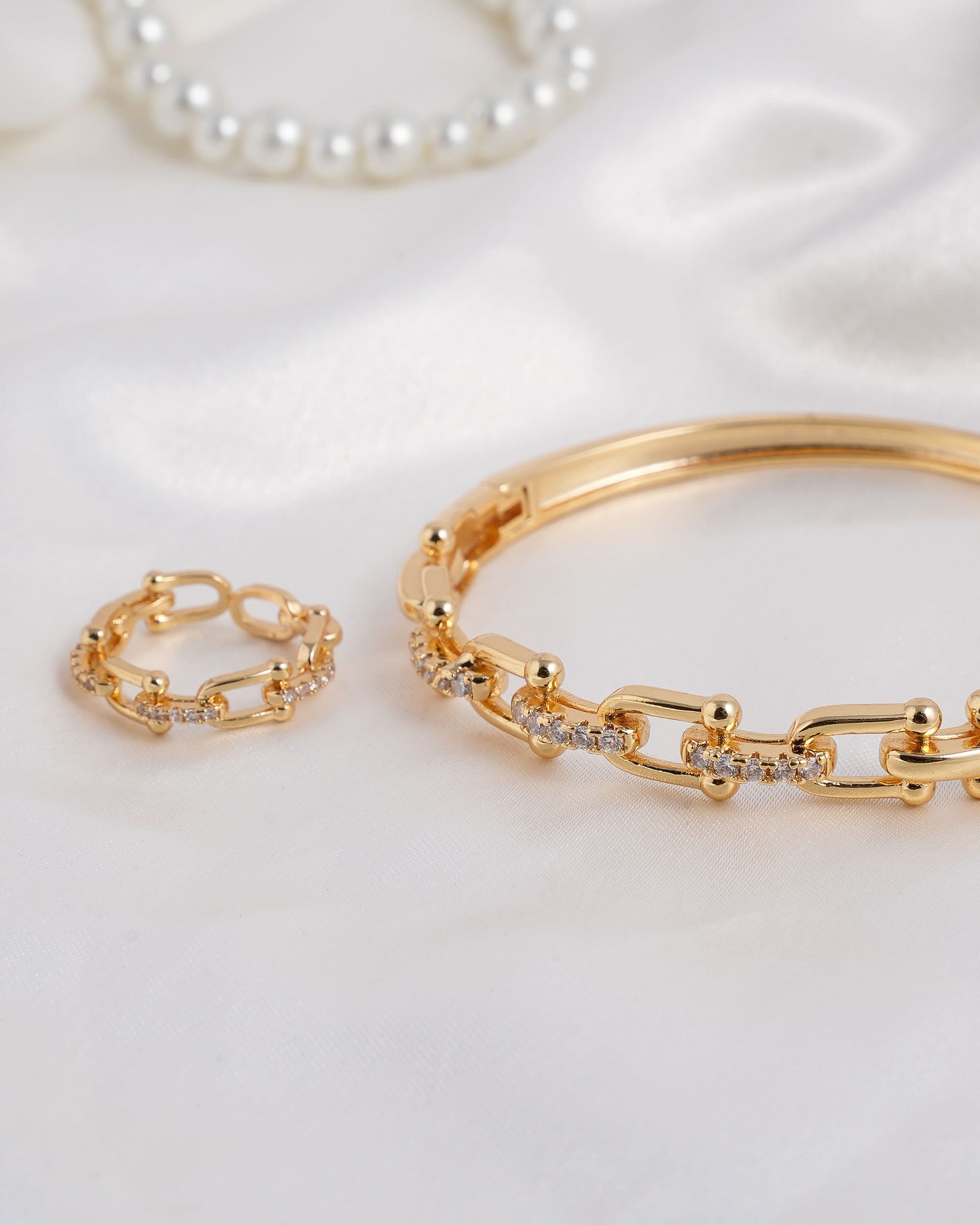Eminent Women's Kara - Golden, Women Bangles & Bracelets, Eminent, Chase Value