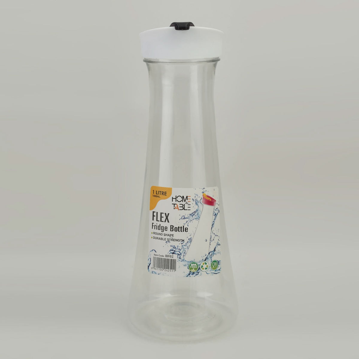 Home & Table Fridge Bottle Flex - 1100ml - White, Water Bottle, Chase Value, Chase Value