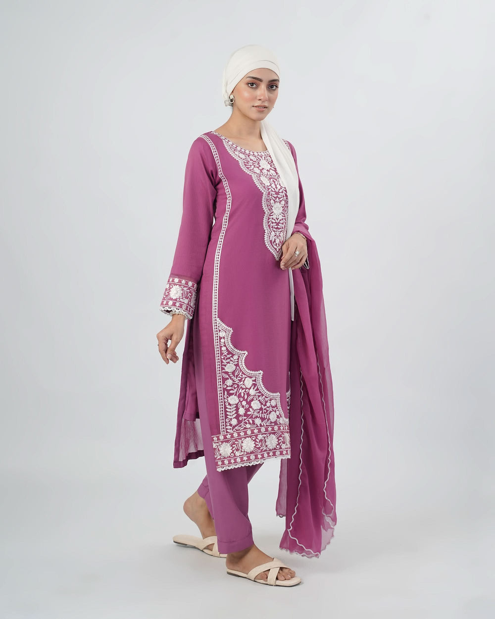 Valuables Women Chiffon Embroidered 3-Piece Suit, Women Shalwar Suits, Chase Value, Chase Value