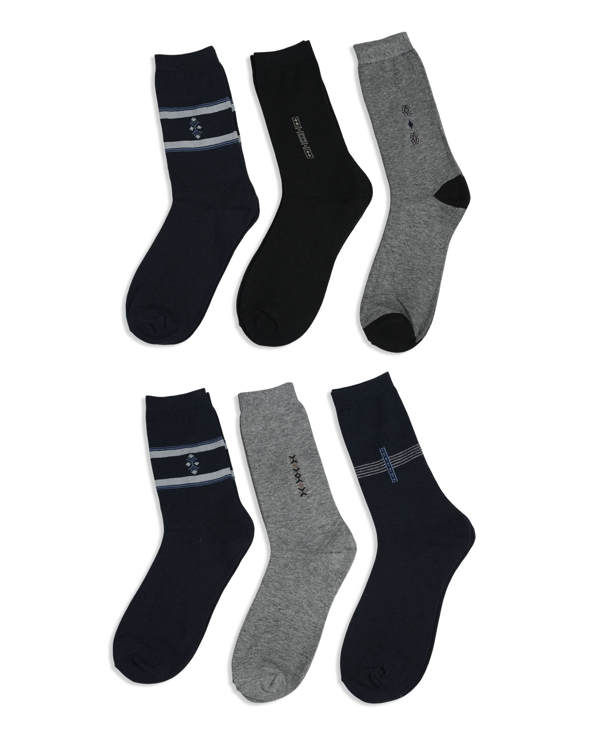 Men’s 6-Piece Socks Value Pack, Men's Socks, Chase Value, Chase Value