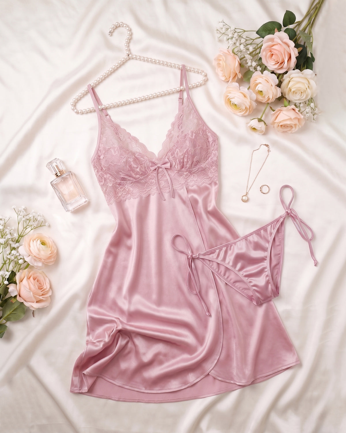 Eminent Women's Baby Doll Nighty Set, Women Night Suit, Eminent, Chase Value